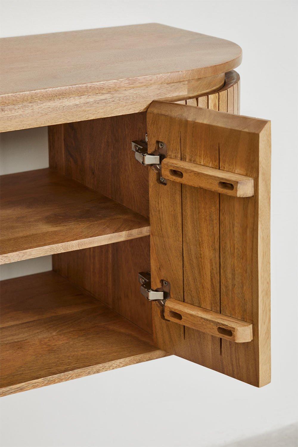 Sklum Conjunto De Mueble De Baño En Madera De Mango Analis