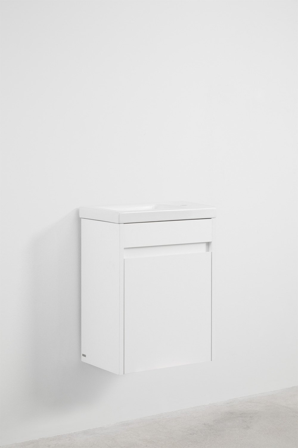 Sklum Conjunto De Mueble De Baño Madera Con Lavabo Integrado Narek