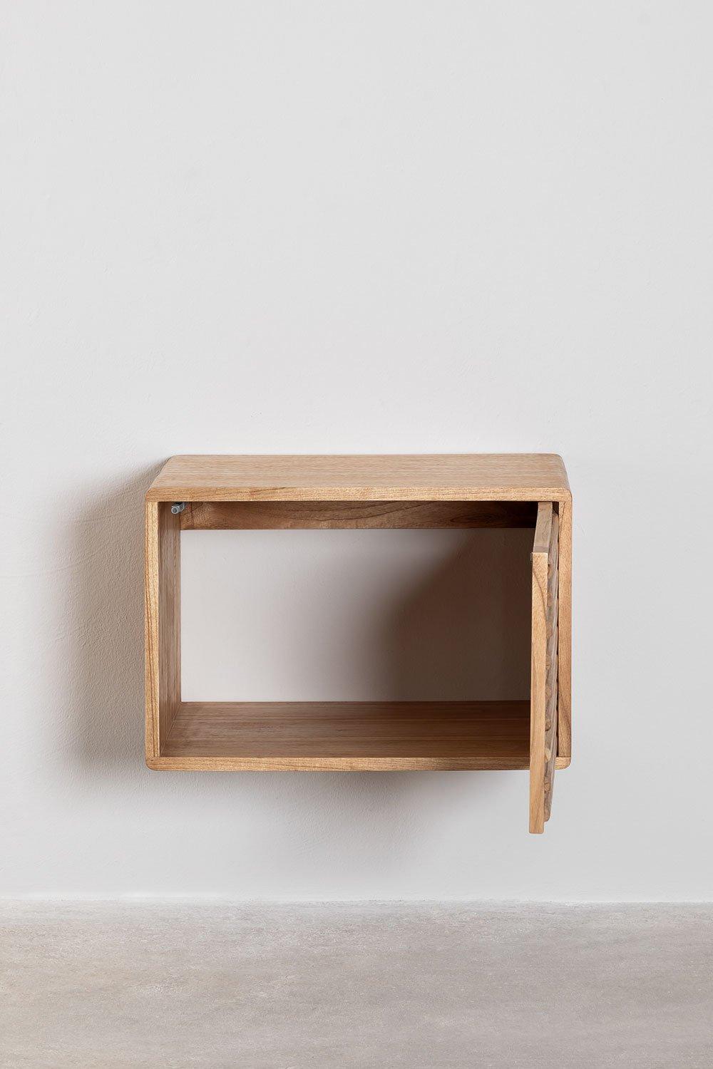 Sklum Conjunto De Mueble De Baño Suspendido En Madera Deleyna