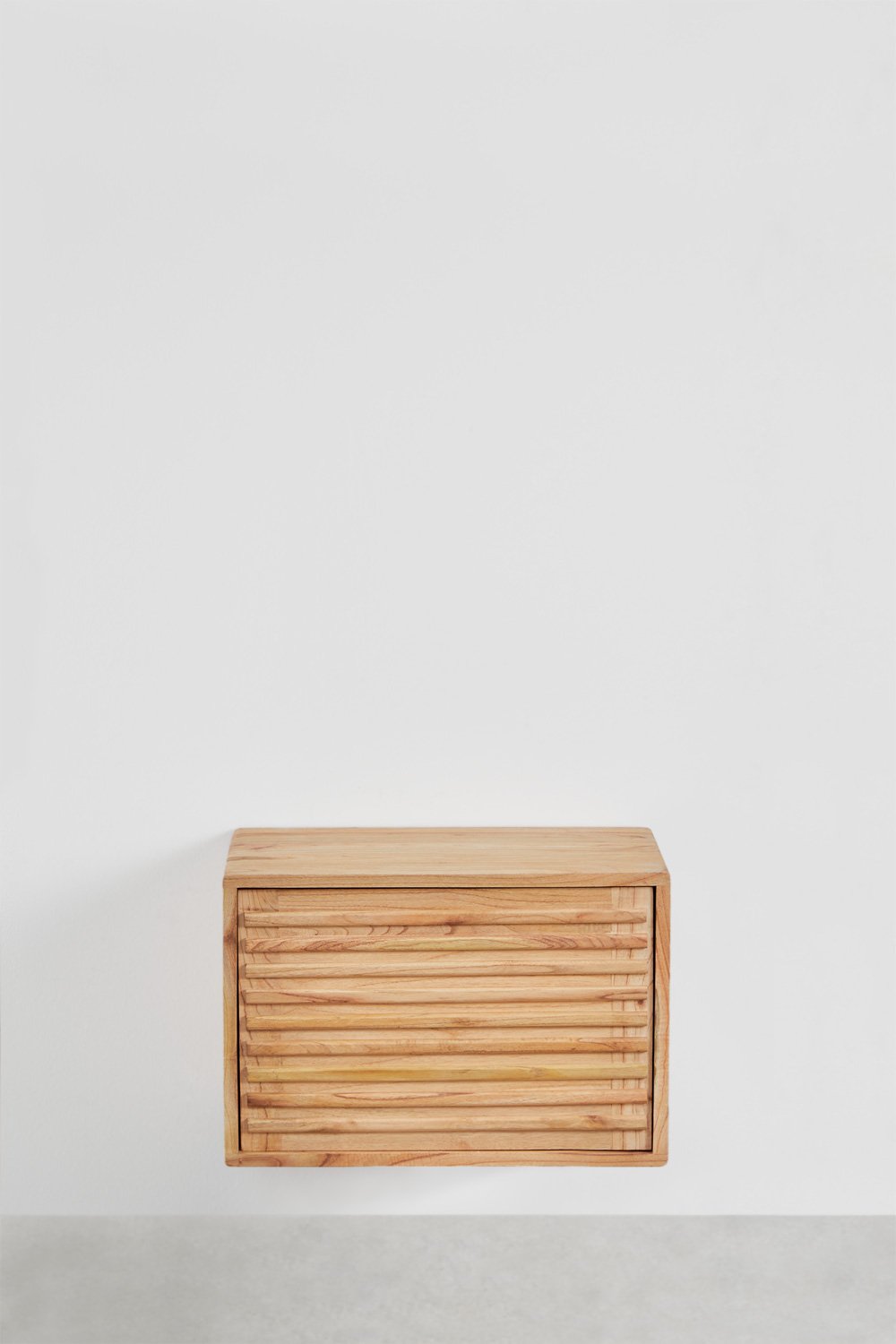 sklum Conjunto de mueble de baño suspendido en madera Deleyna