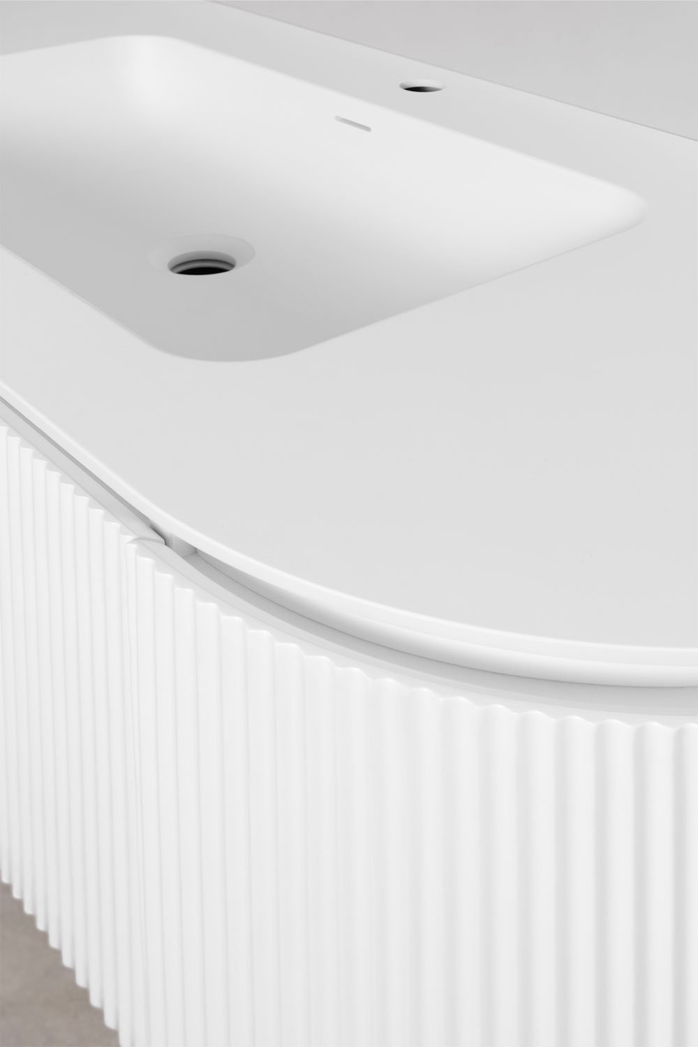 Sklum Conjunto De Muebles De Baño En Madera Con Lavabo Integrado Carsone