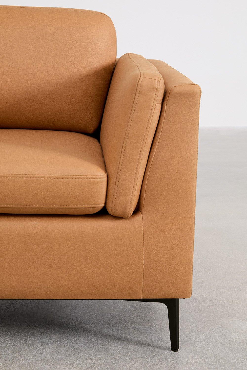 Sklum Conjunto De Salón Con Sofá De 2 Plazas Y 2 Sillones En Polipiel Soren