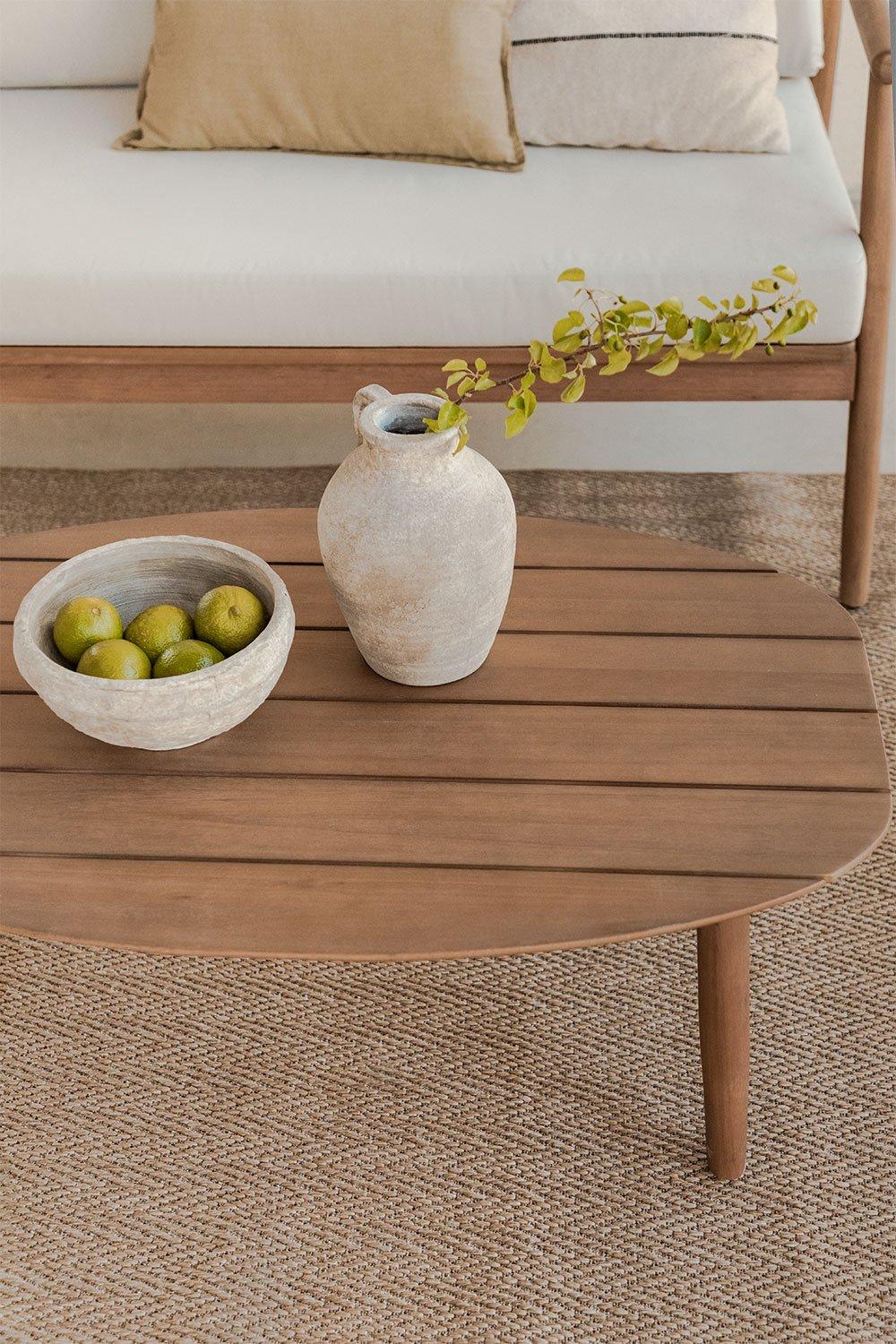 Sklum Conjunto De Salón En Madera De Eucalipto Aderyn