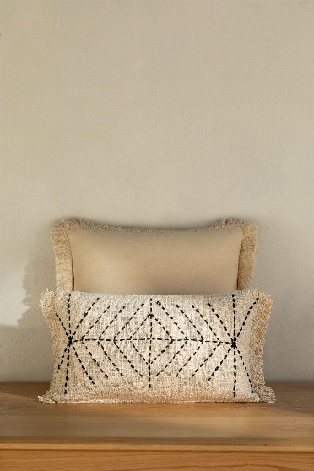sklum Coussin rectangulaire en coton (30x50 cm) Iguatu