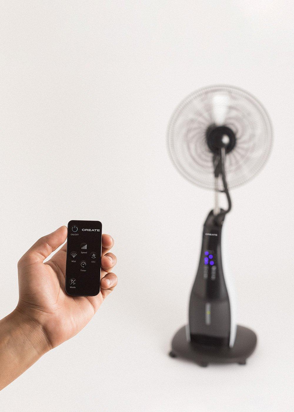 Sklum CREATE - AIR MIST - Ventilador Nebulizador Oscilante Ultrasilencioso