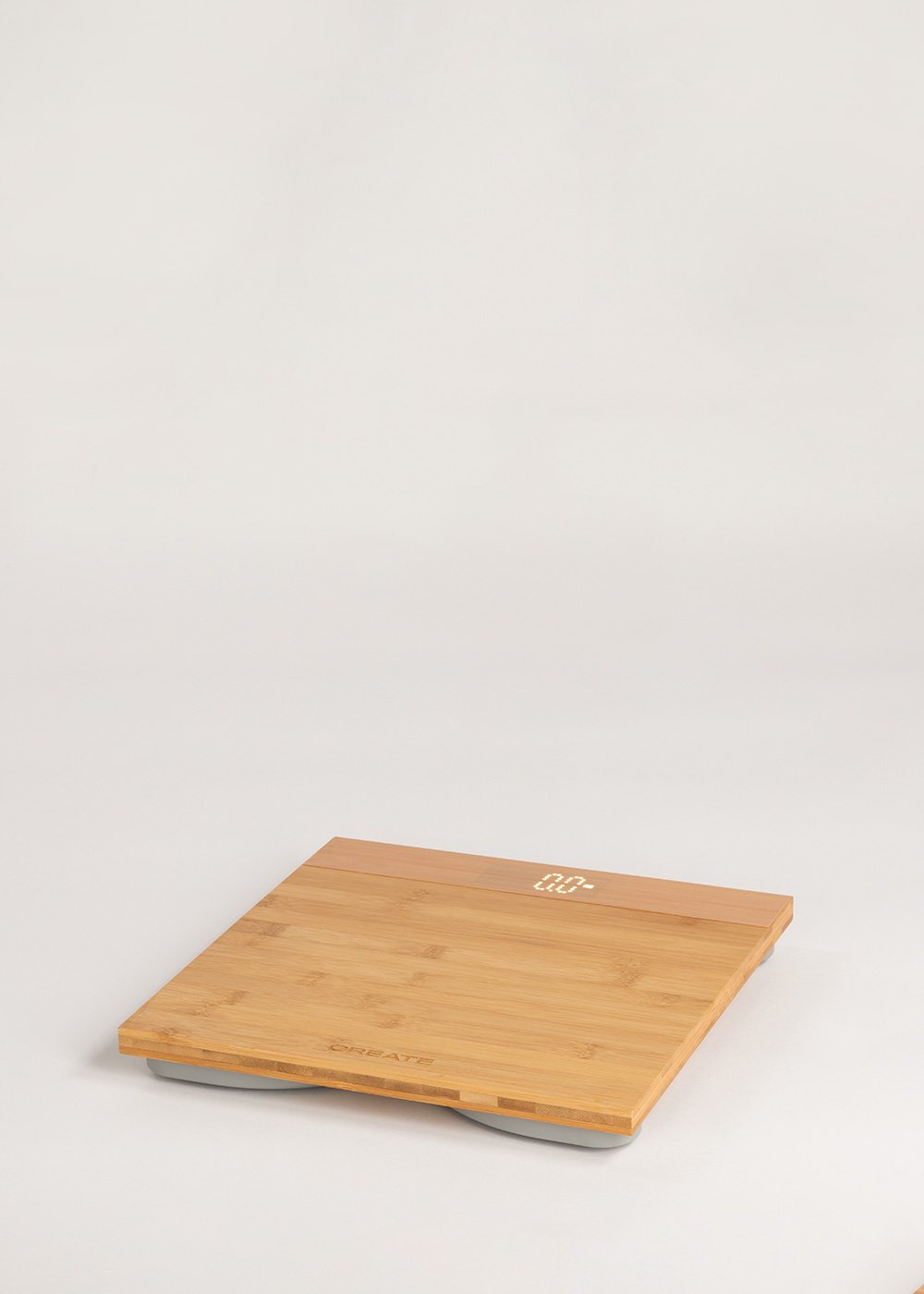 Sklum CREATE - BALANCE BODY BAMBOO - Báscula De Baño De Bambú