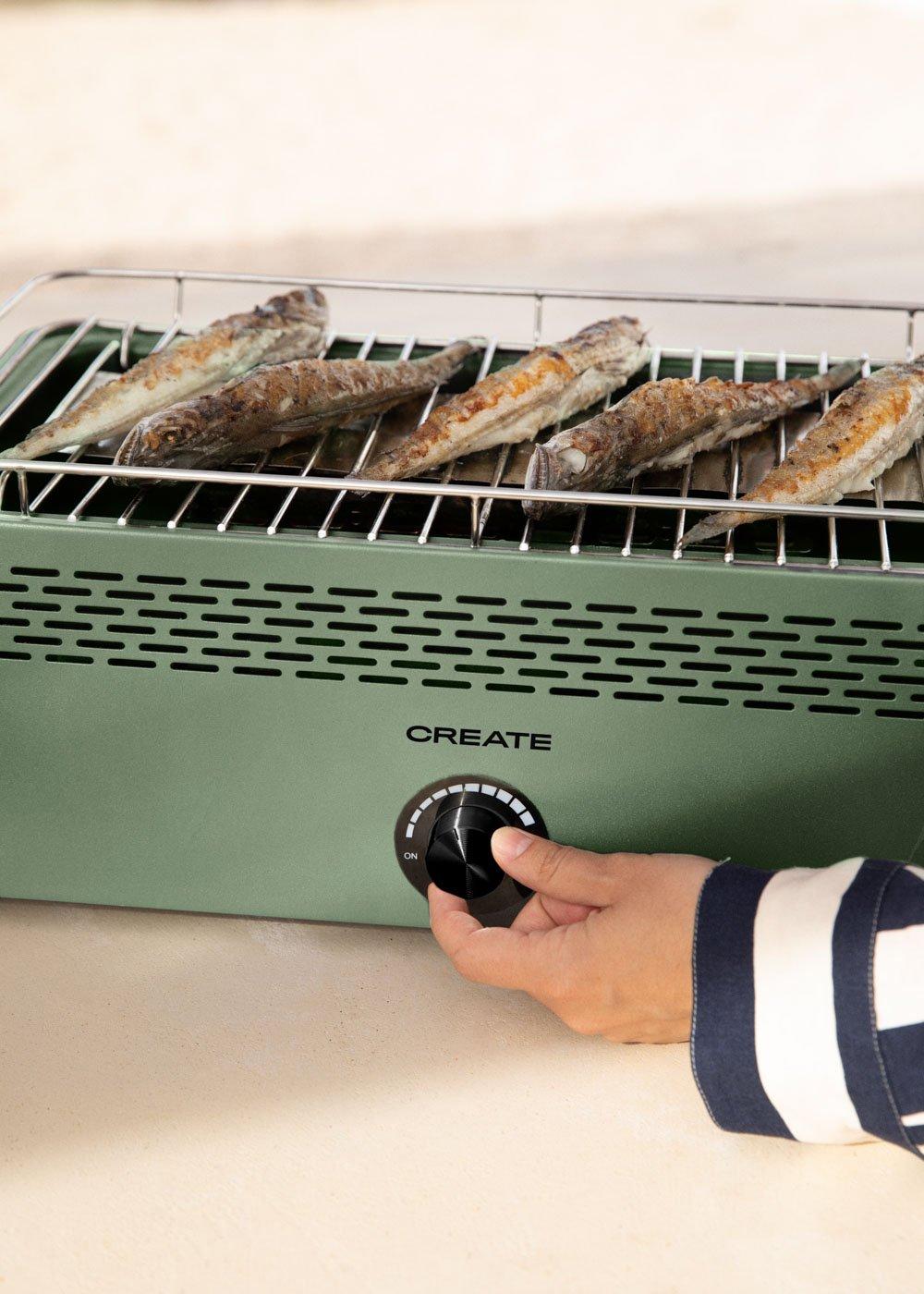 Sklum CREATE - BBQ COMPACT - Barbacoa De Carbón Portátil De Baja Emisión De Humo