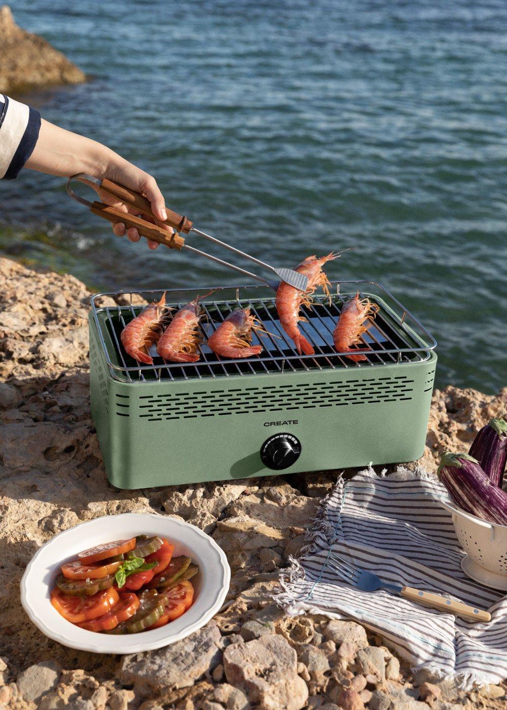 Sklum CREATE - BBQ COMPACT - Barbacoa De Carbón Portátil De Baja Emisión De Humo