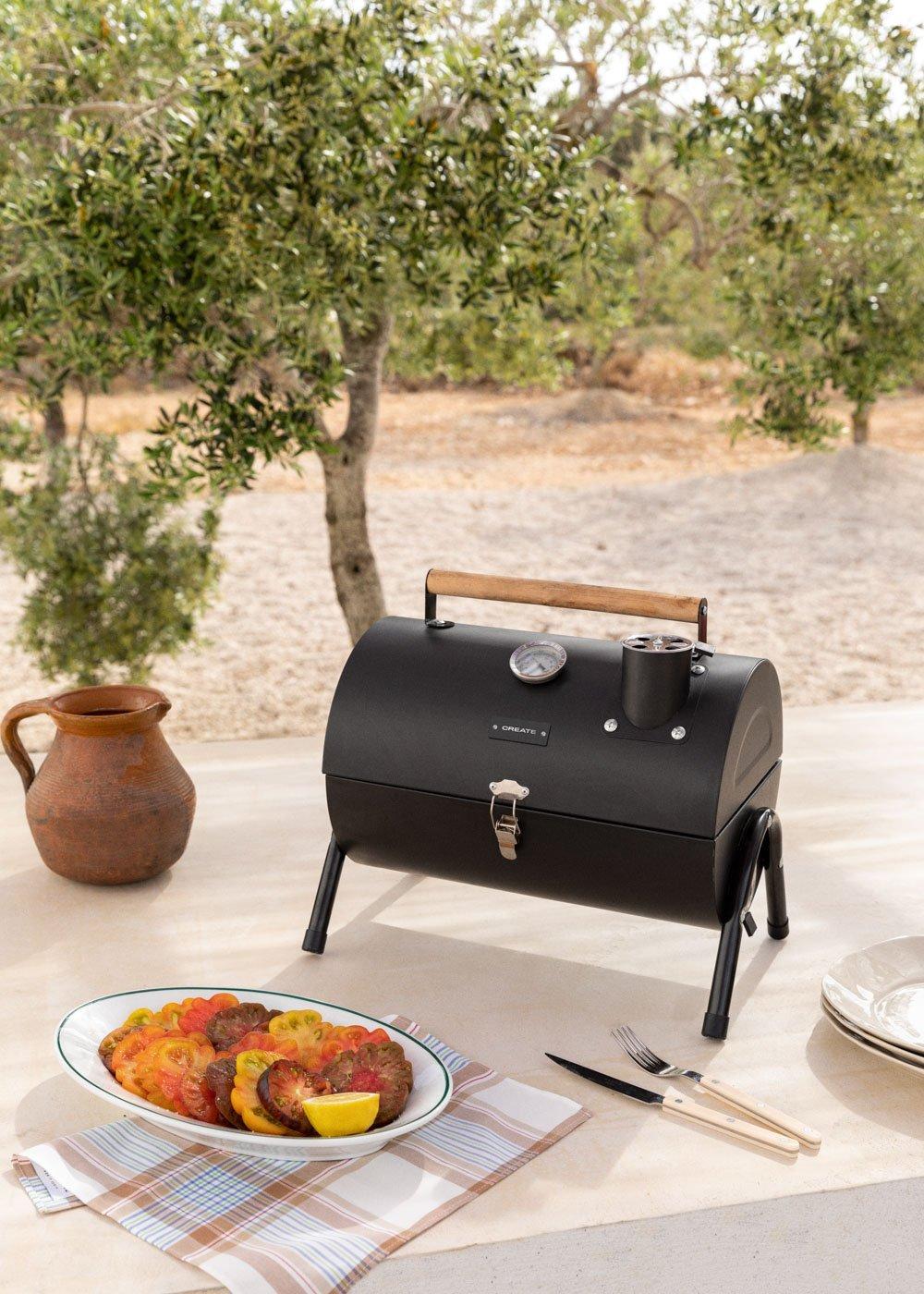 sklum CREATE - BBQ SMOKEY COMPACT - Grelhador defumador a carvão portátil
