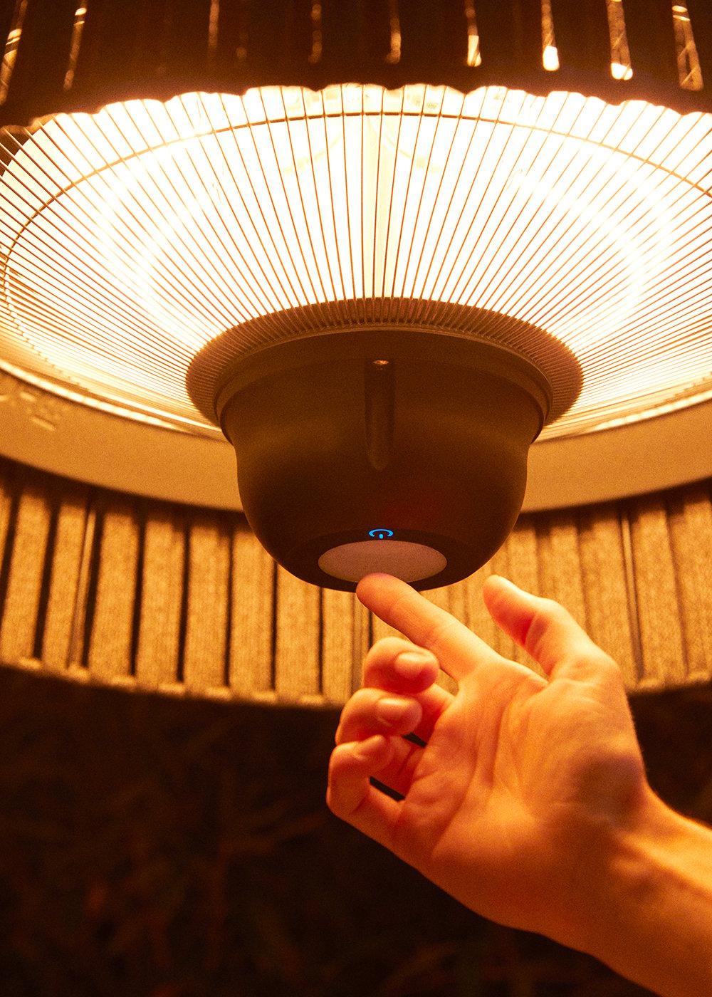 Sklum CREATE - HANGING HEATER - Lámpara Y Estufa Halógena De Infrarrojos 1800W