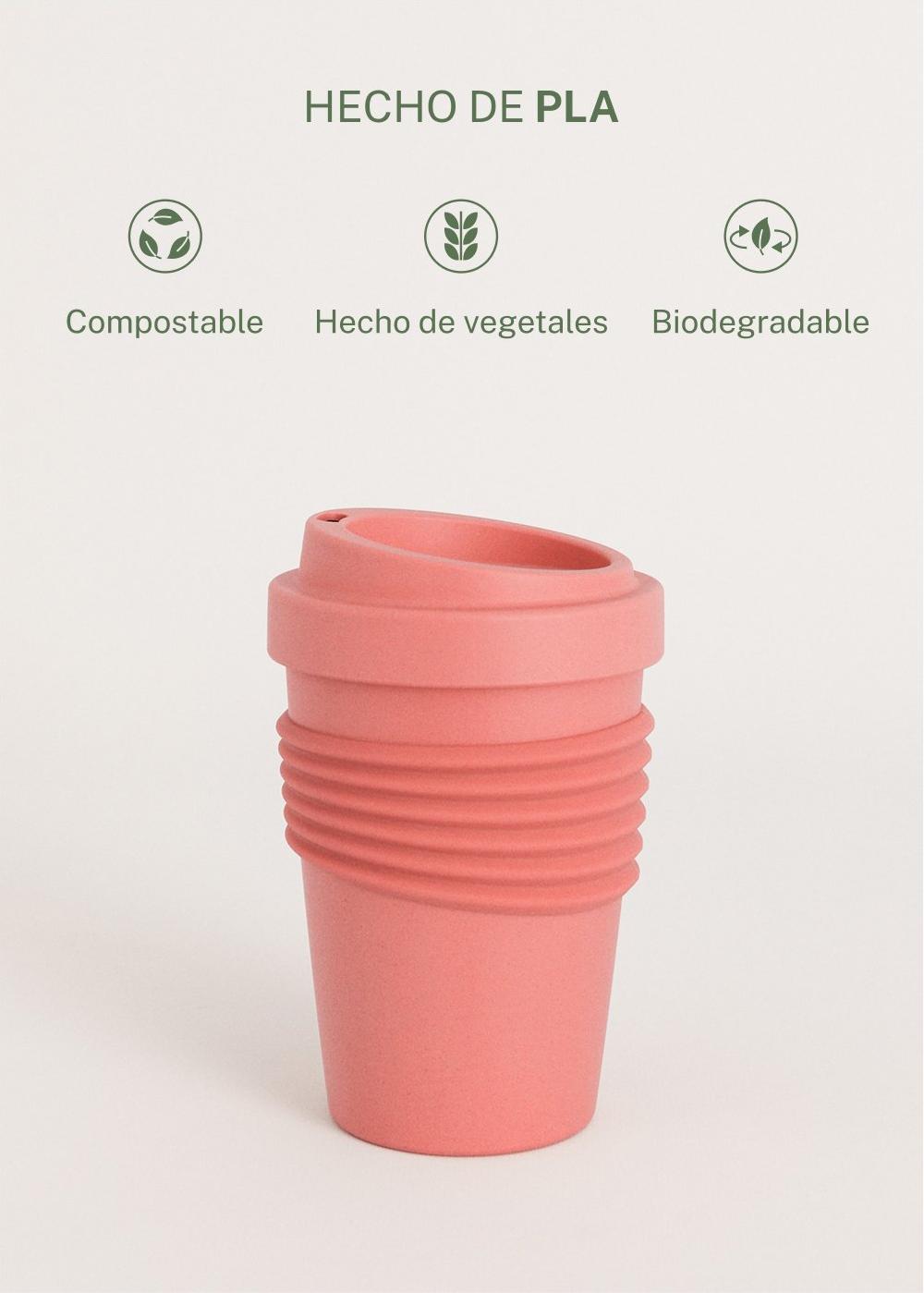 Sklum CREATE - KITCHENWARE OUTDOOR ECO - Vaso Con Tapa Para Café De Material Reciclado