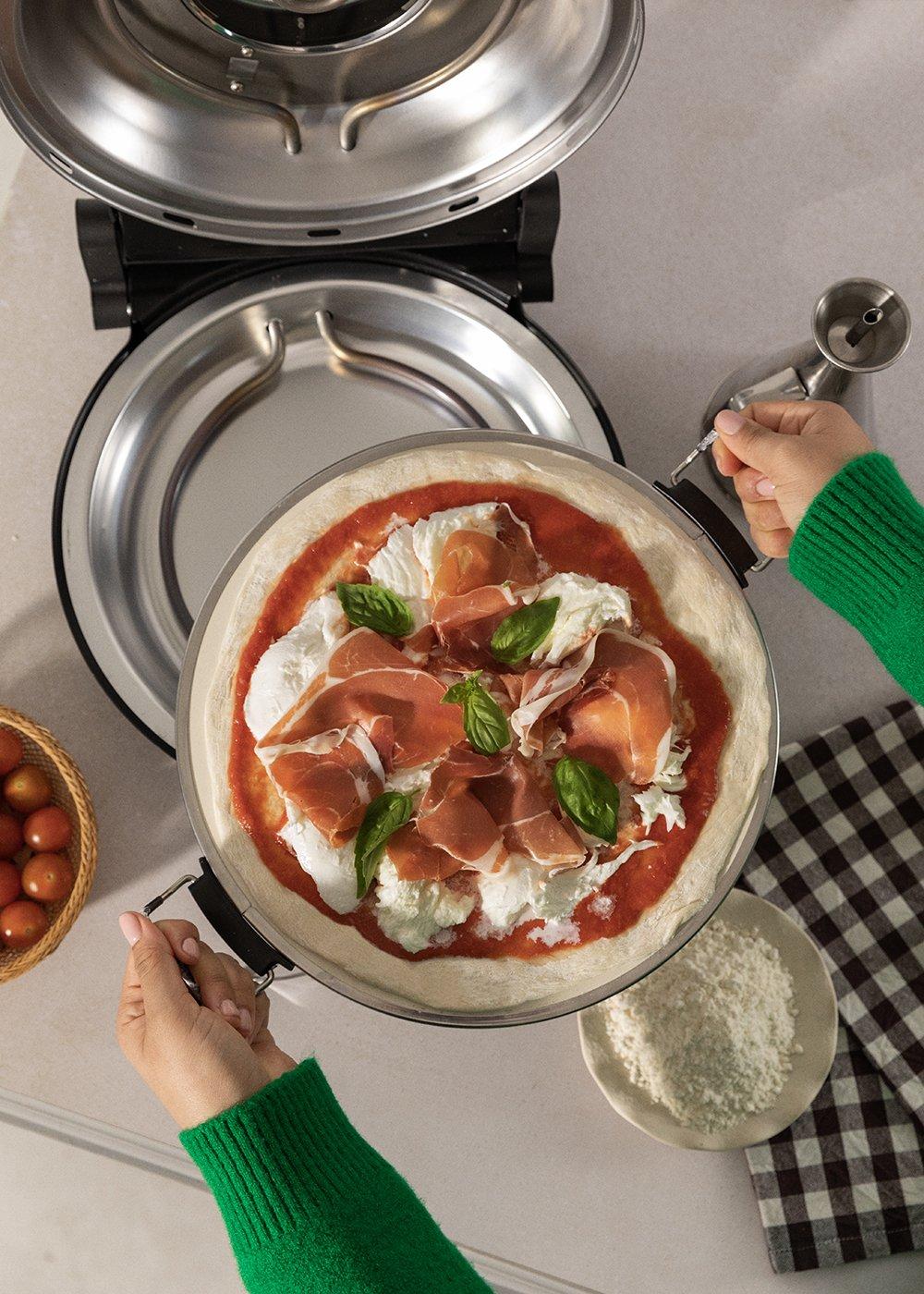 Sklum CREATE - PIZZA MAKER - Horno Eléctrico Para Pizzas A La Piedra