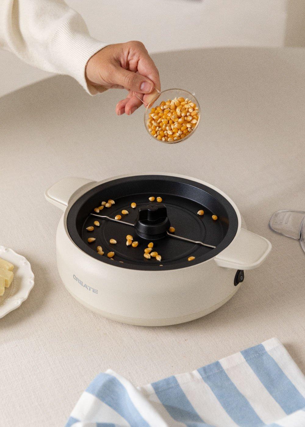 Sklum CREATE - POPCORN MAKER STUDIO - Machine à Pop-corn Avec Option D'éclatement Au Beurre