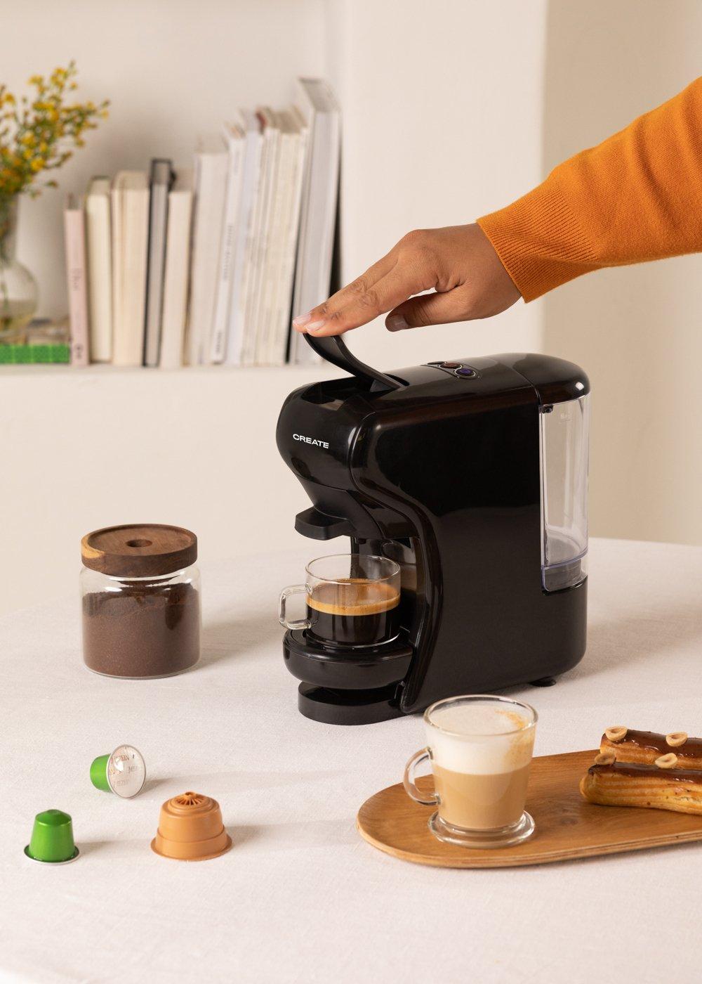 Sklum CREATE - POTTS - Cafetera Multicápsula Express Y Café Molido