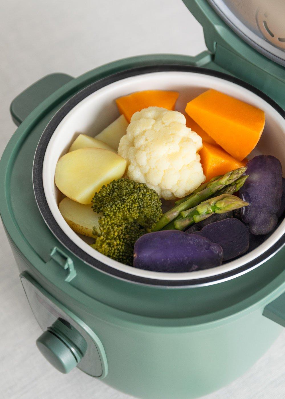 Sklum CREATE - RICE COOKER STUDIO - Arrocera Eléctrica De 2L Con Cesta Vaporera
