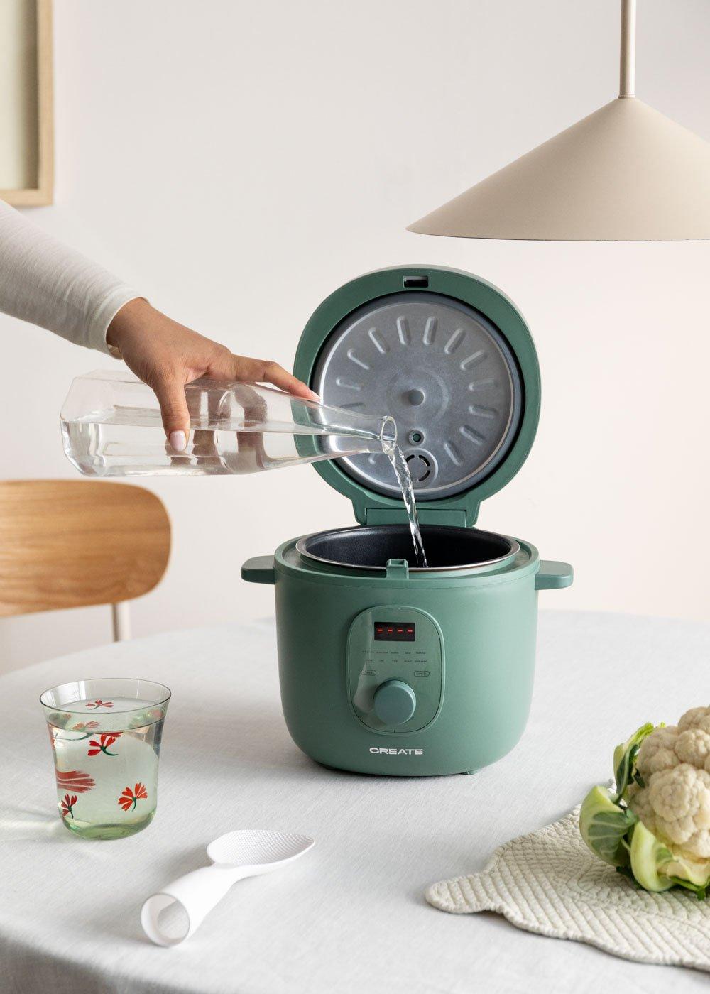 Sklum CREATE - RICE COOKER STUDIO - Arrocera Eléctrica De 2L Con Cesta Vaporera