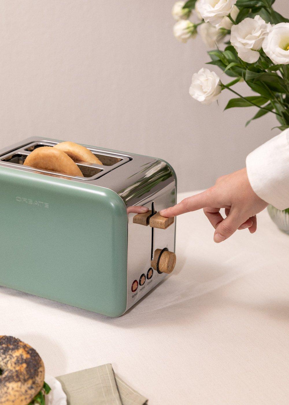 Sklum CREATE - TOAST RETRO - Tostadora Para Rebanadas Anchas