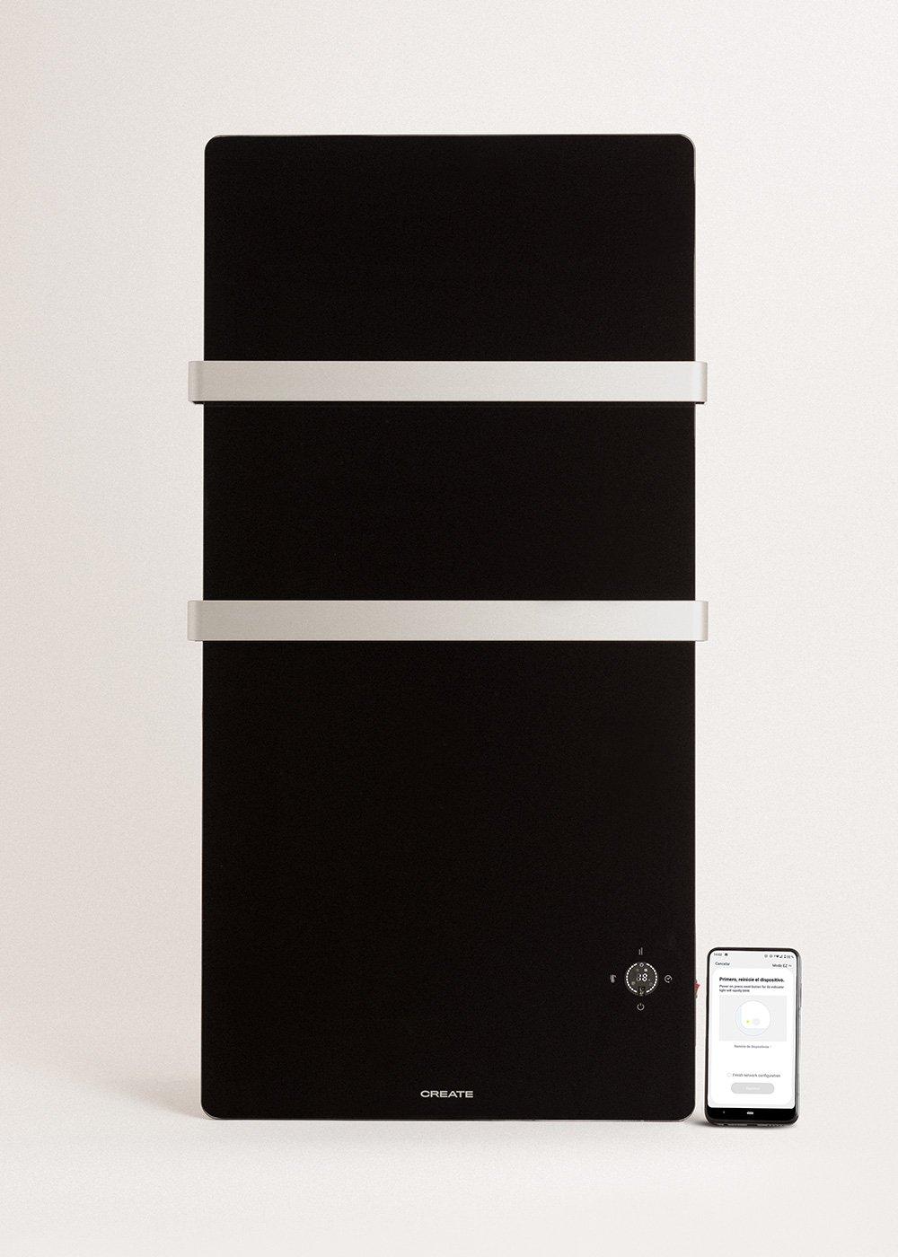 Sklum CREATE - WARM TOWEL CRYSTAL - Toallero Electrico De Cristal Con WiFi 600W