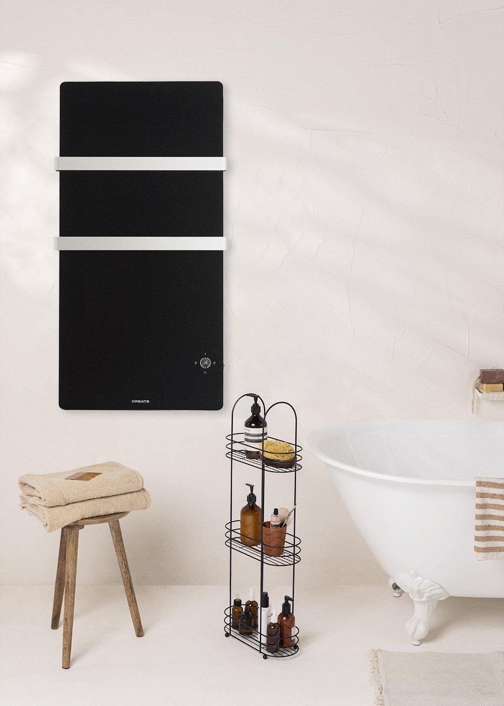 sklum CREATE - WARM TOWEL CRYSTAL - Toallero electrico de cristal con WiFi 600W