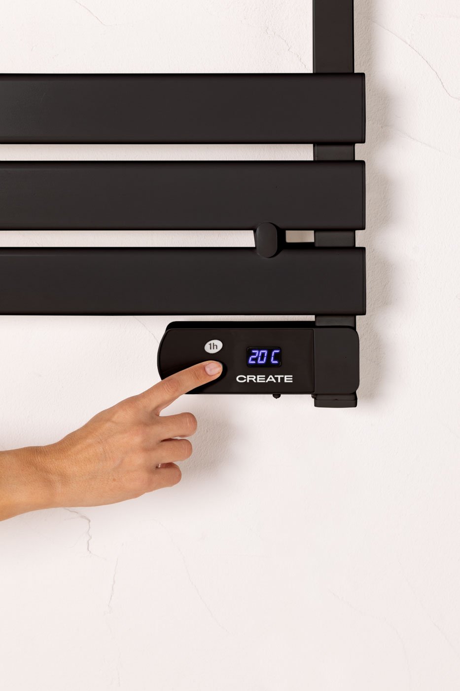 Sklum CREATE - WARM TOWEL MINI - Elektryczny Wieszak Na Ręczniki Podłogowo-ścienny 150W