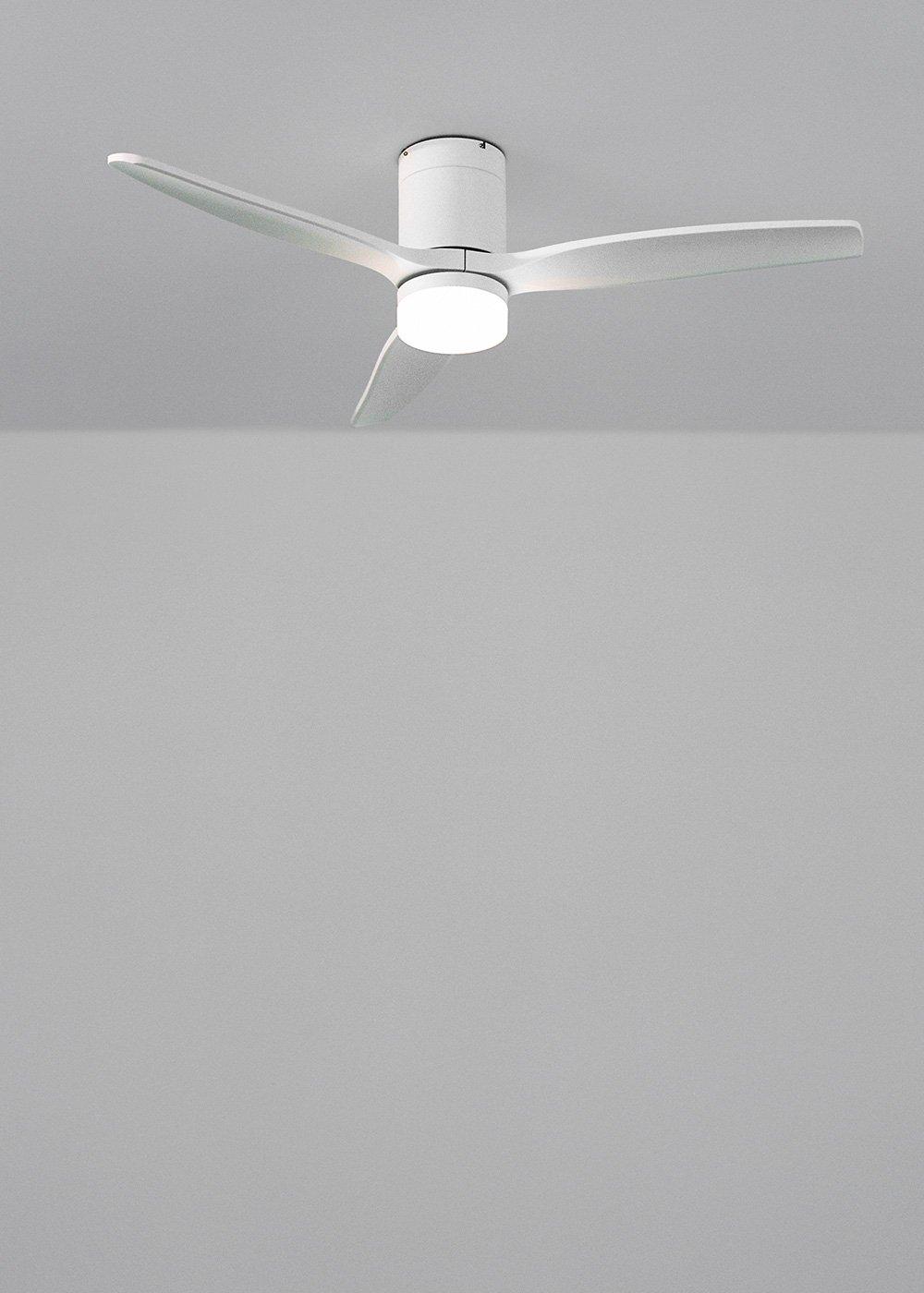 Sklum CREATE - WIND CALM PATIO - Ventilador De Techo Para Exteriores 40W Ø132 Cm Con Luz LED De 15W