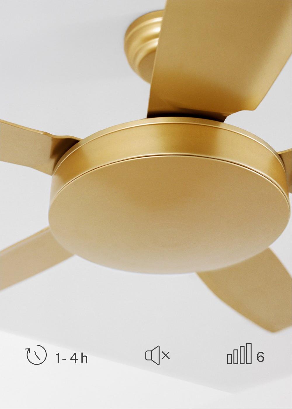Sklum CREATE - WIND FLAT - Ventilador Techo 40W Silencioso Ø132 Cm