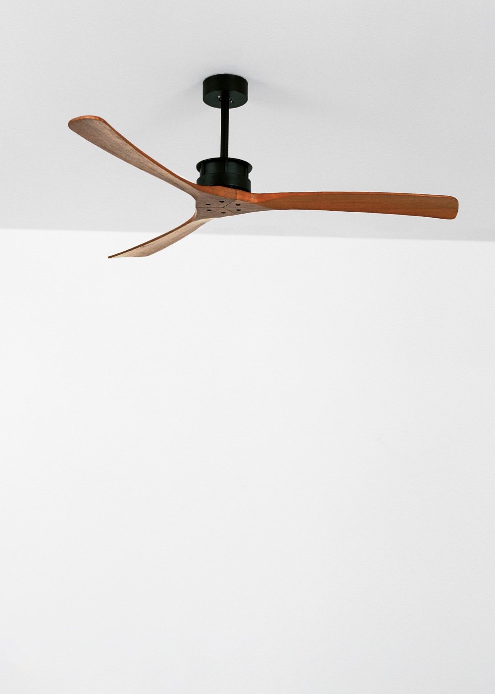 Sklum CREATE - WIND LARGE - Wentylator Sufitowy 40W Cichy XL Ø152 Cm 100% Drewna