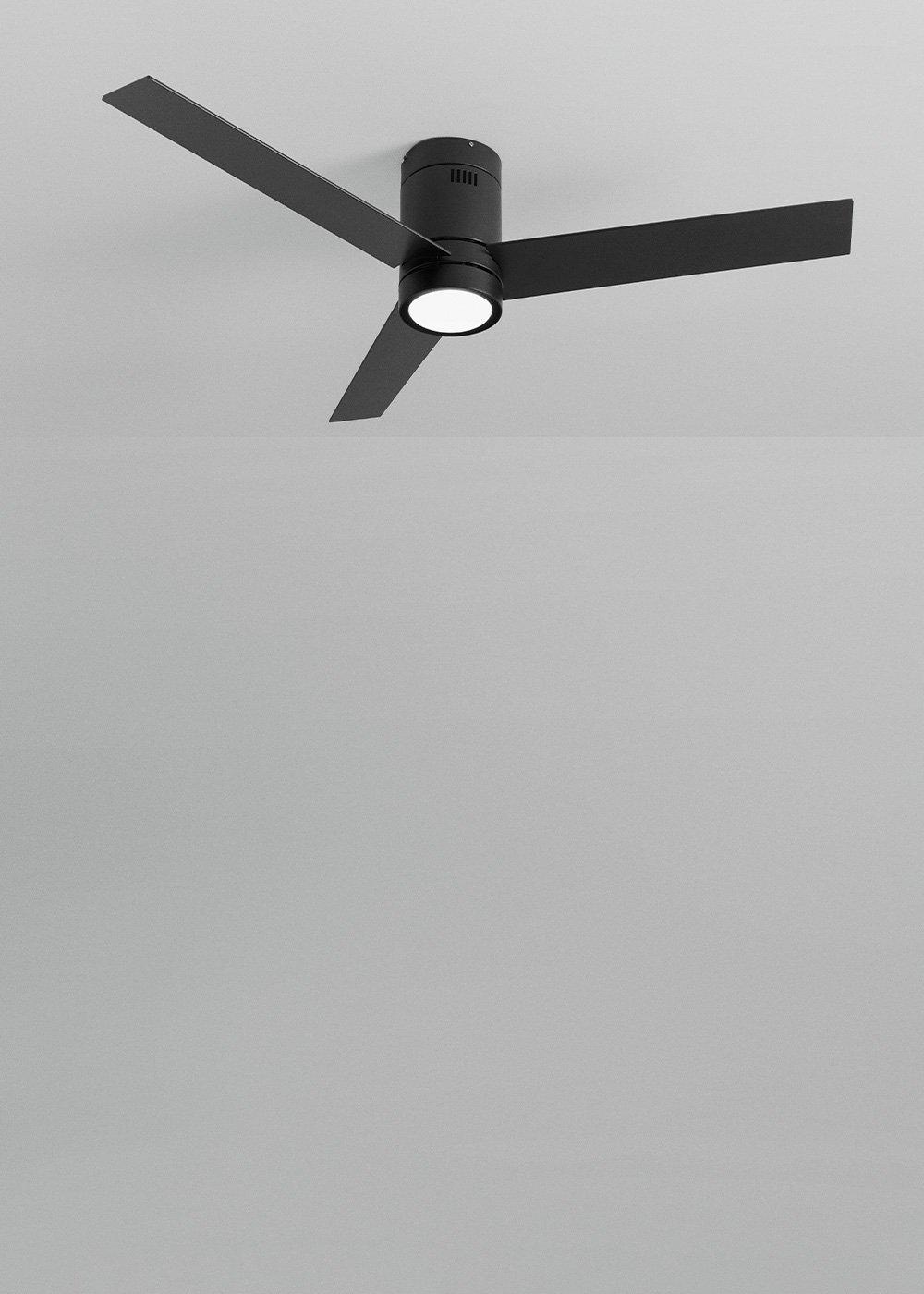 Sklum CREATE - WIND MINIMAL - Ventilateur De Plafond 40W Silencieux Ø132 Cm Avec éclairage LED De 15W