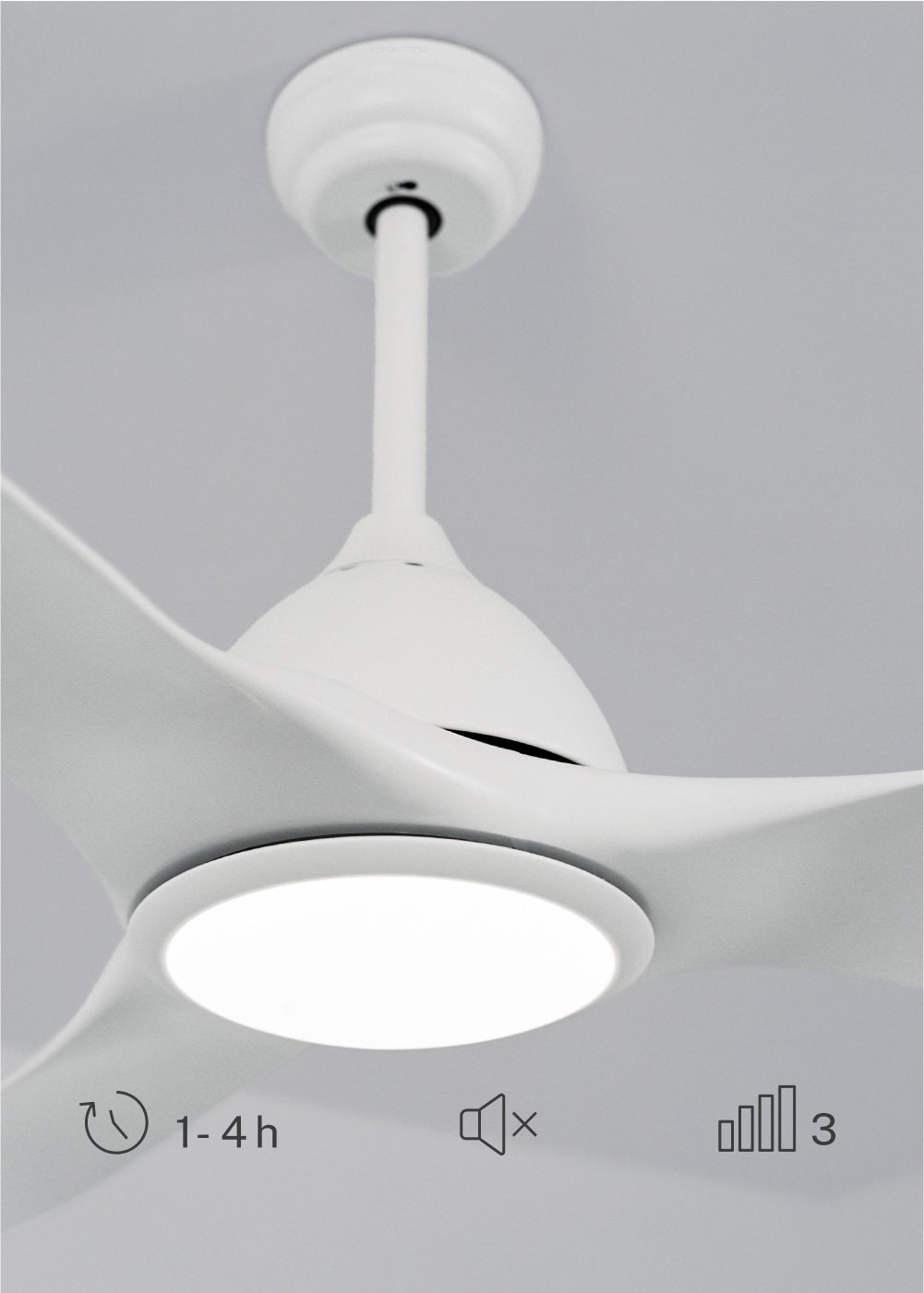 Sklum CREATE - WIND SAIL - Ventilador De Techo 90W Silencioso XL Ø163 Cm