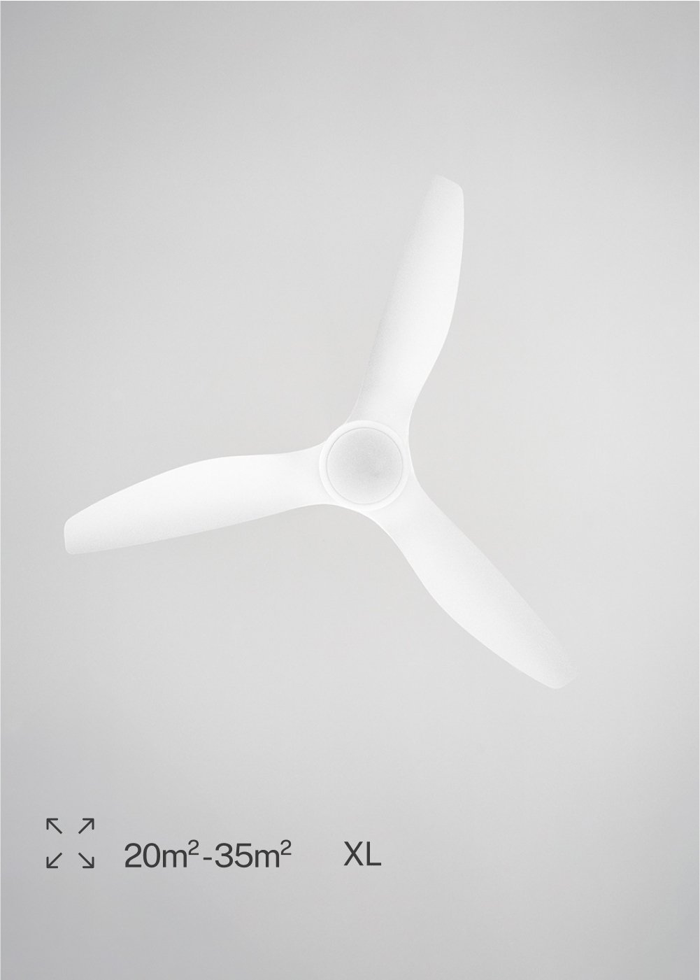 Sklum CREATE - WIND SAIL - Ventilador De Techo 90W Silencioso XL Ø163 Cm