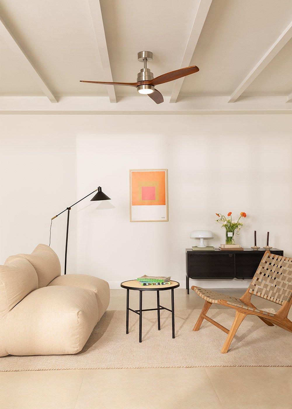 Sklum CREATE - WIND STYLANCE - Ventilador De Techo 40W Silencioso Ø132 Cm 100% Madera