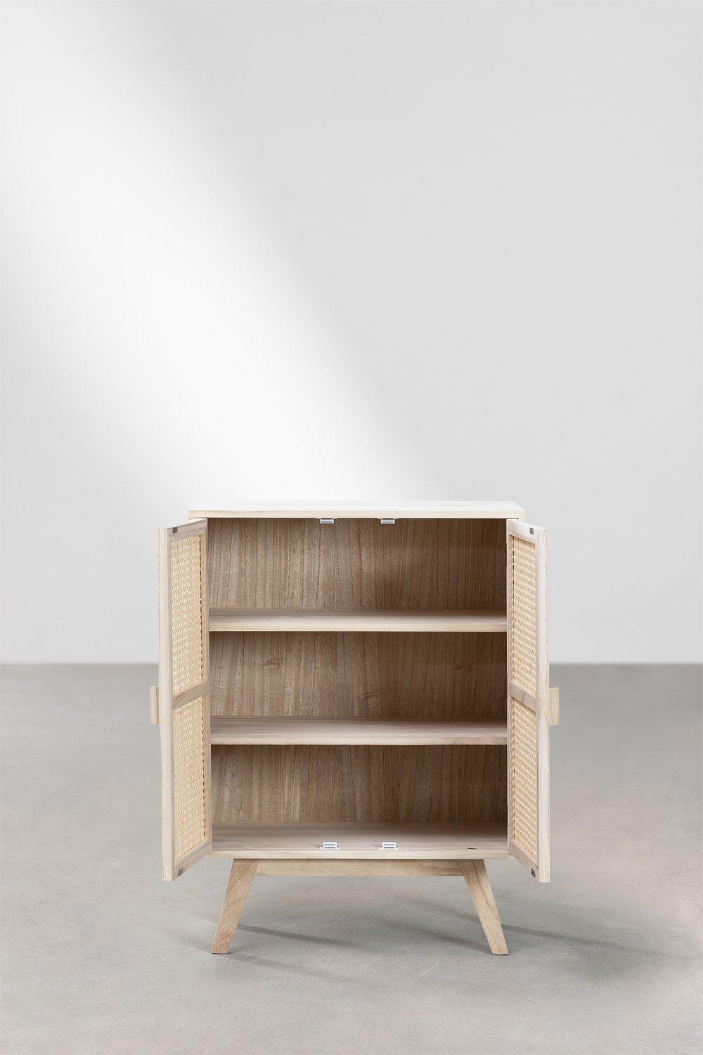 Sklum Credenza In Legno Con 2 Ante In Legno Ralik Design