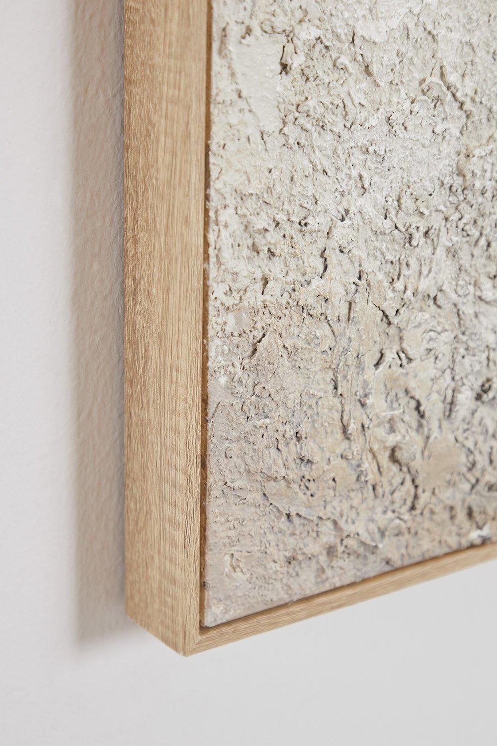 Sklum Cuadro Decorativo Con Textura De Escayola (100x120 Cm) Bestue