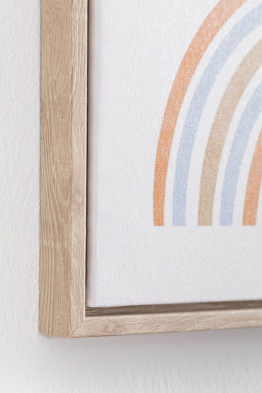 Sklum Cuadro Decorativo Con Textura Textil (30x40 Cm) Jamie Kids