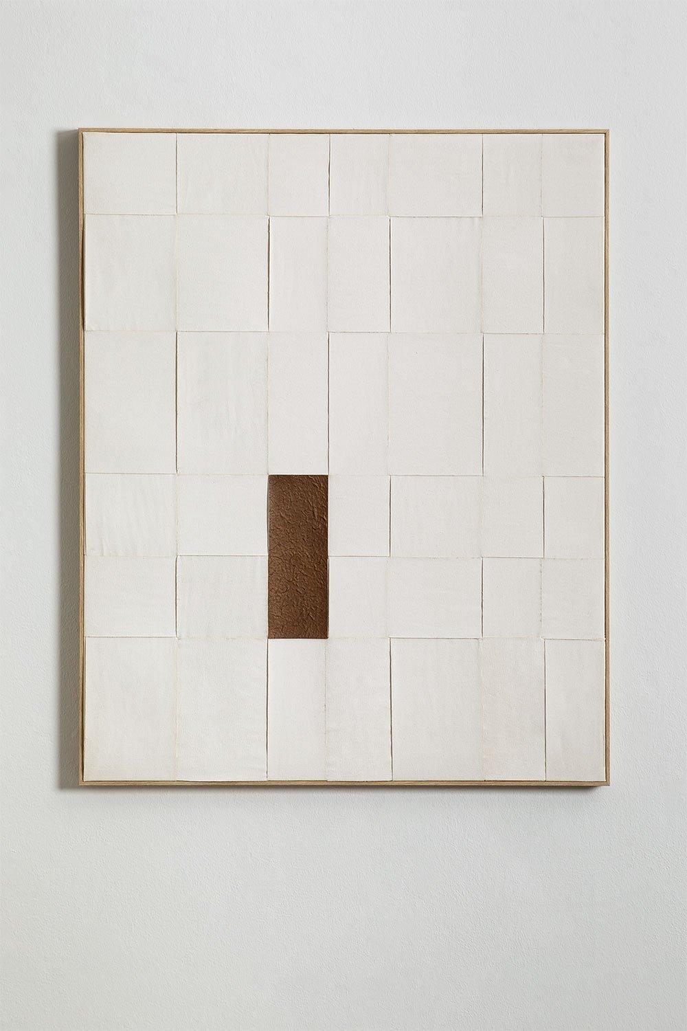 Sklum Cuadro Decorativo En Relieve Pintado A Mano (80x100 Cm) Siralo