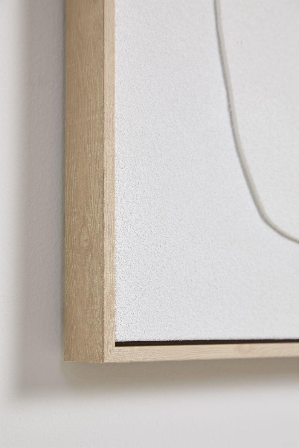 Sklum Cuadro Decorativo Pintado A Mano Con Relieve Helvon