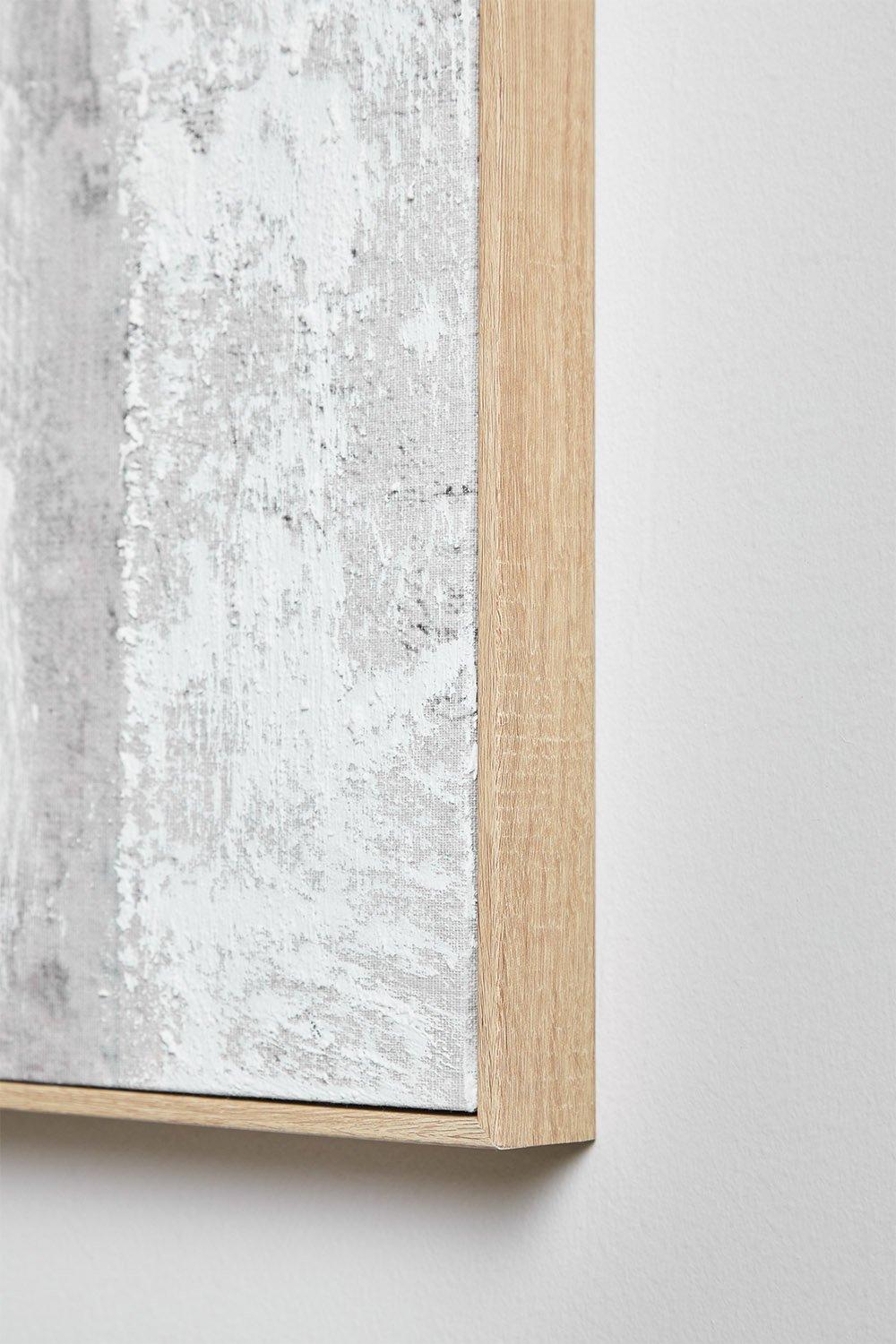 Sklum Cuadro Decorativo Pintado A Mano Sobre Lino Con Relieve De Escayola (80x100 Cm) Silvaret