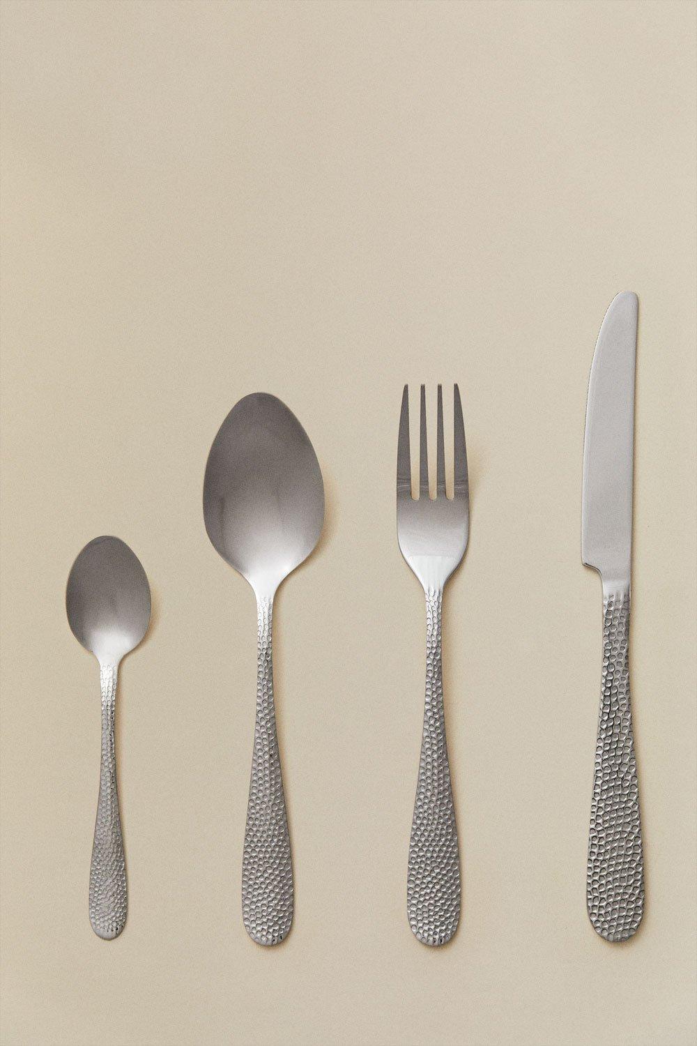 Sklum Cubertería En Acero Inoxidable De 16 Piezas Aina