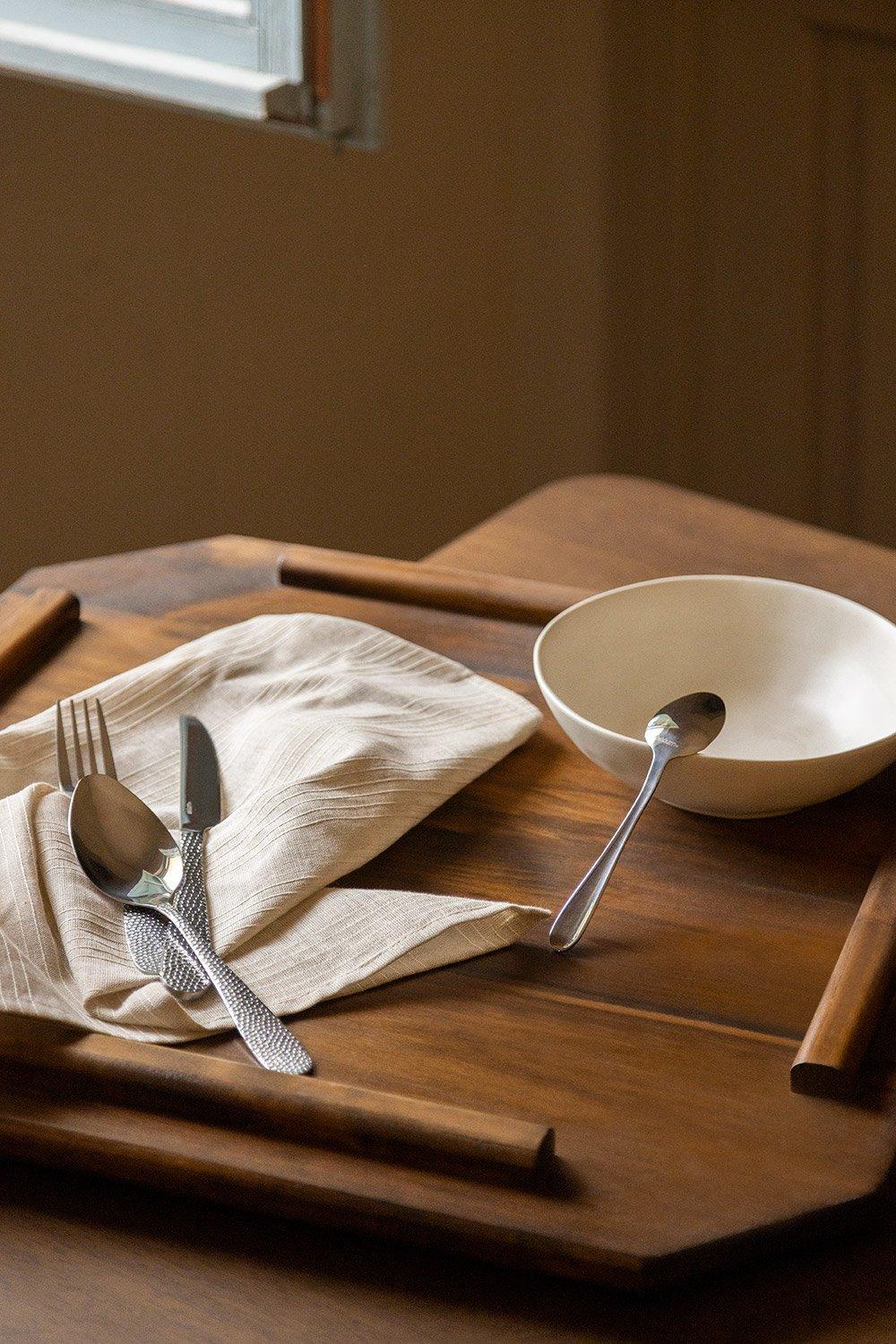 sklum Cubertería en acero inoxidable de 16 piezas Aina