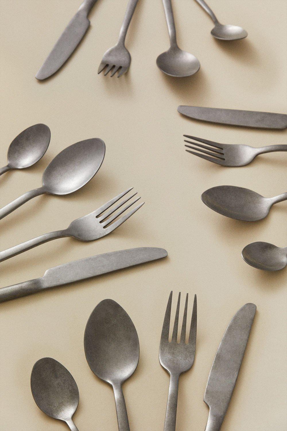 Sklum Cubertería En Acero Inoxidable De 16 Piezas Gibara