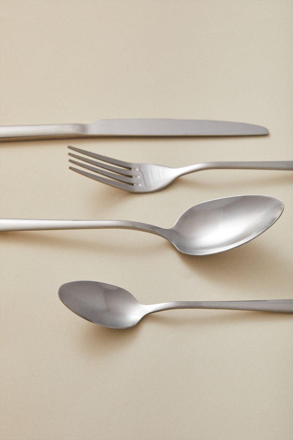 Sklum Cubertería En Acero Inoxidable De 16 Piezas Sornia