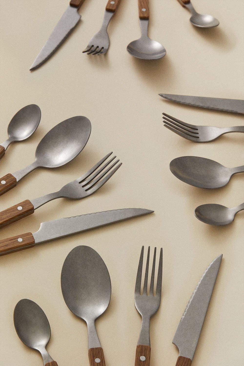 Sklum Cubertería En Acero Inoxidable De 16 Piezas Tirvola