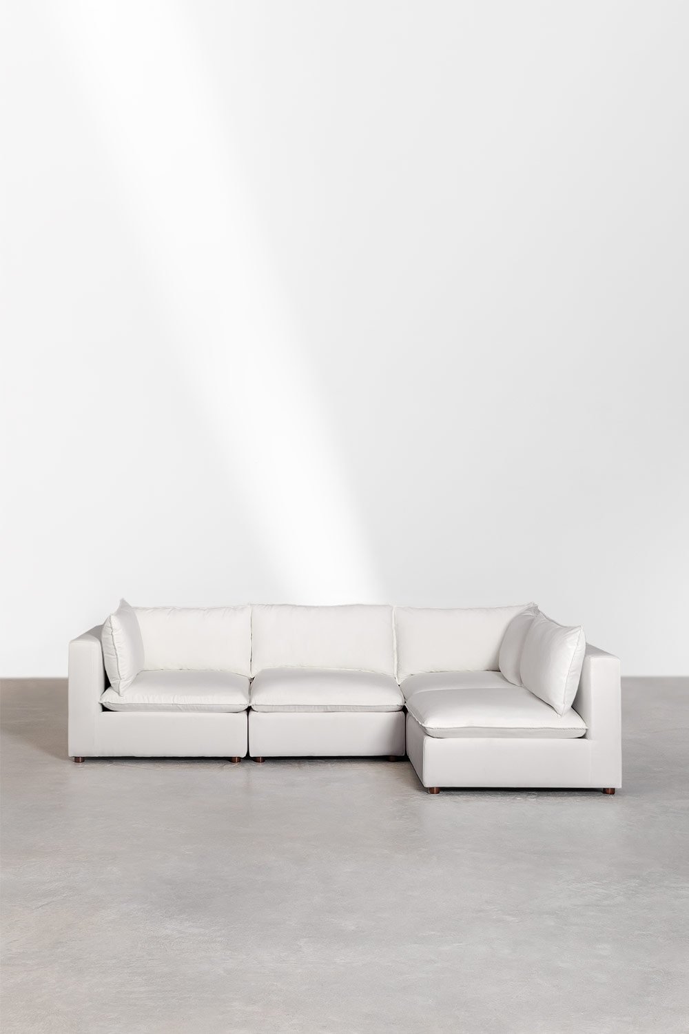 Sklum Czteroczęściowa Modułowa Sofa Narożna Estefan Style