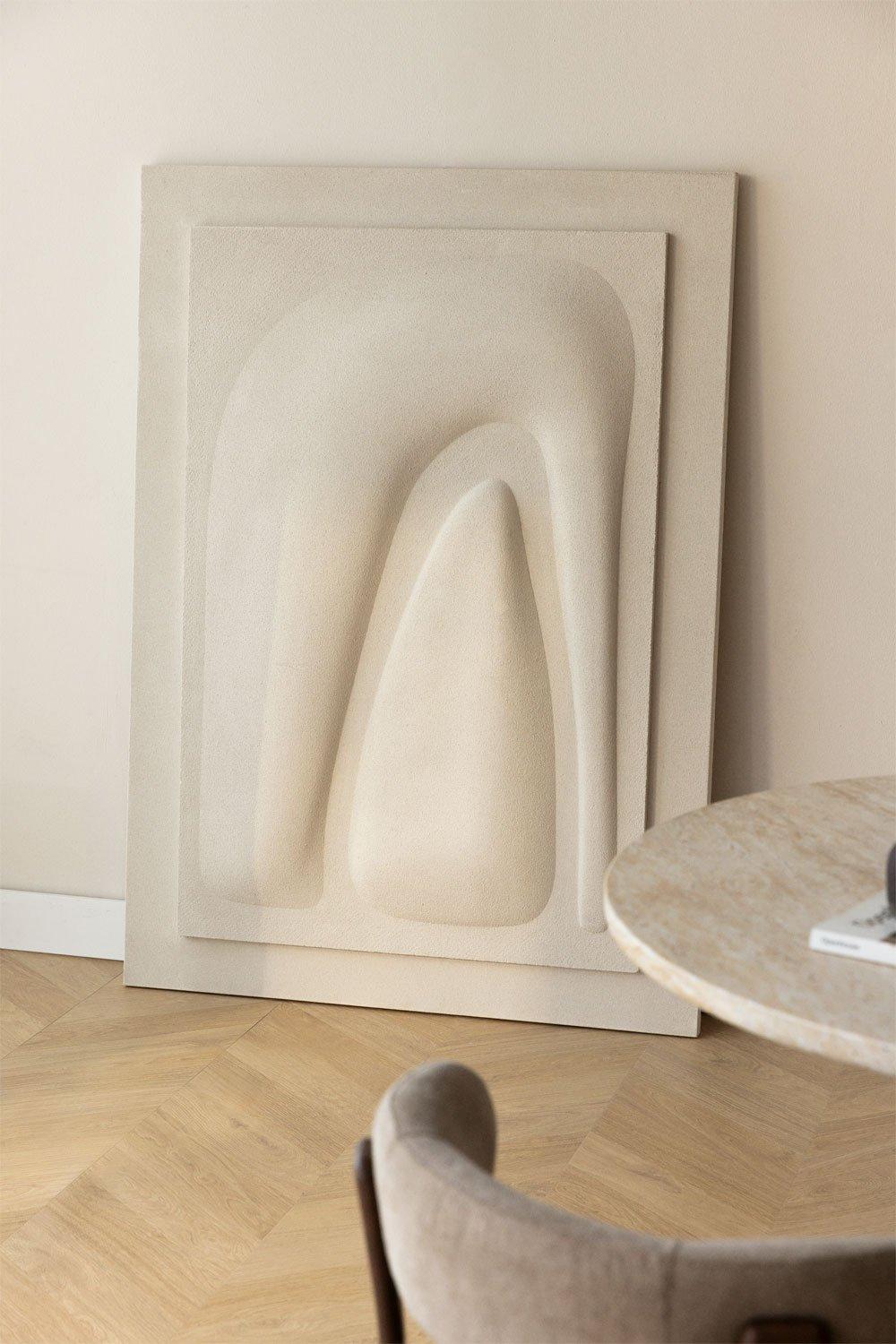 sklum Decoratief canvas 100x140 cm met reliëf Quelio