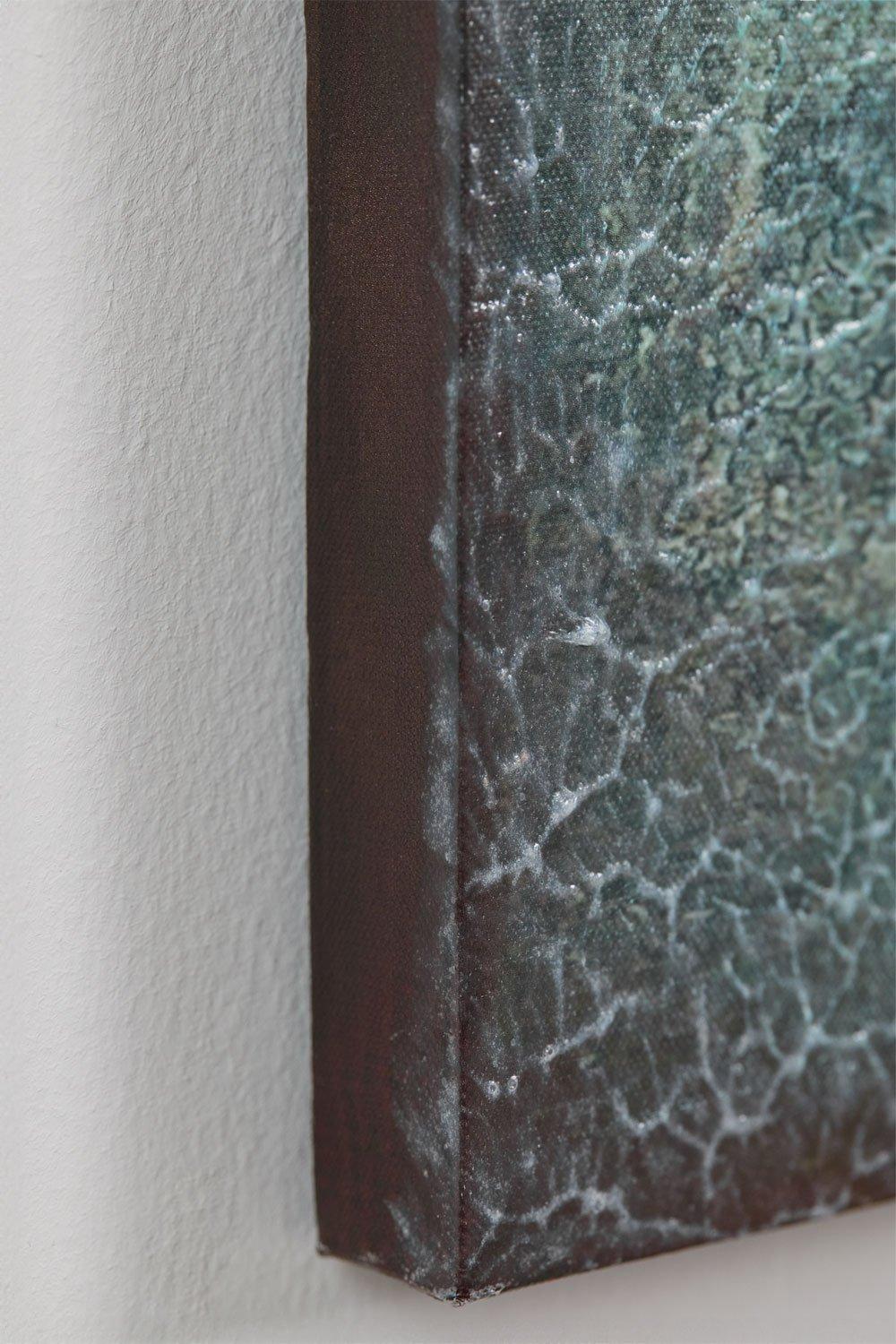 Sklum Decorative Canvas 100x100 Cm With Raizel Plaster Texture