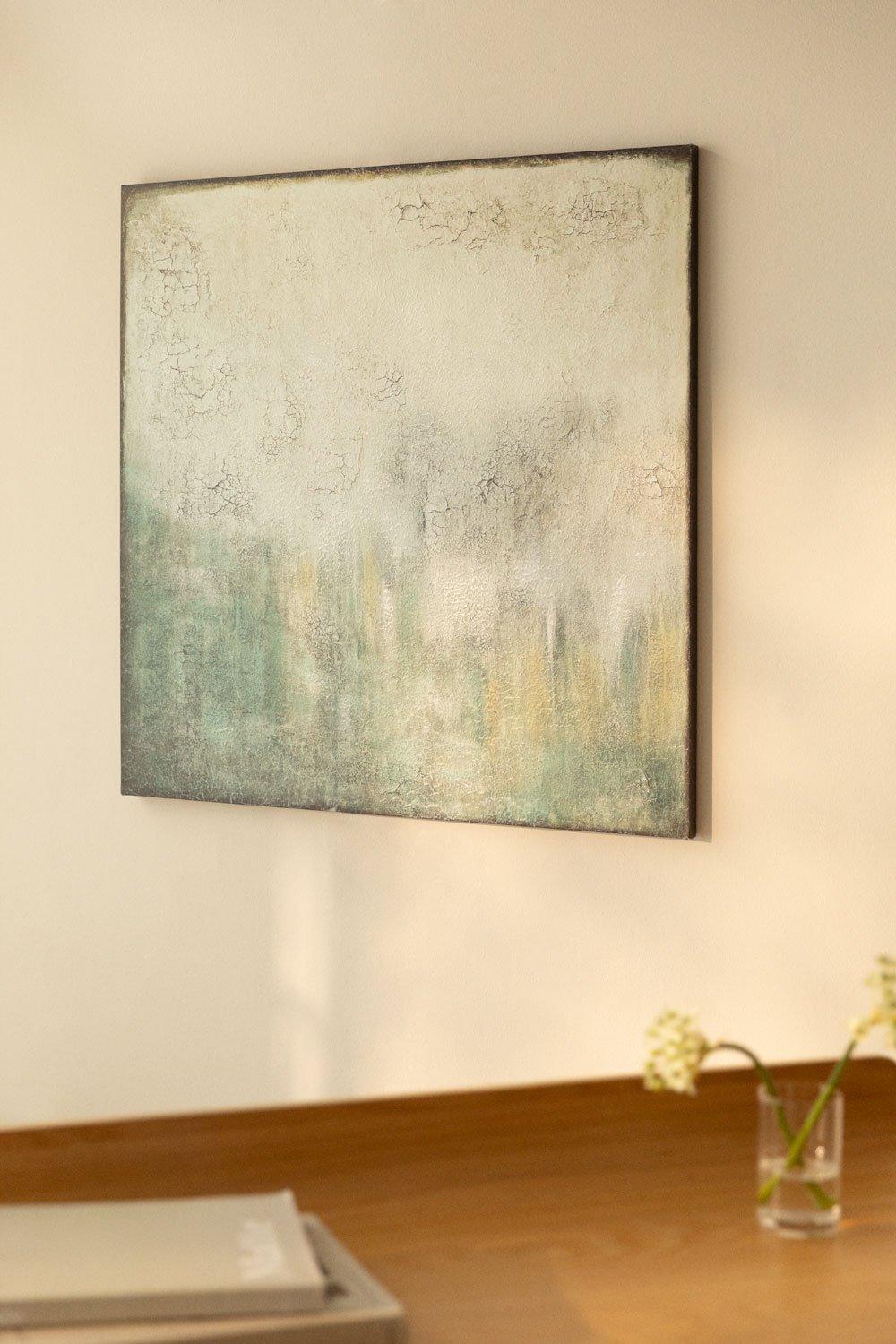sklum Decorative canvas 100x100 cm with Raizel plaster texture