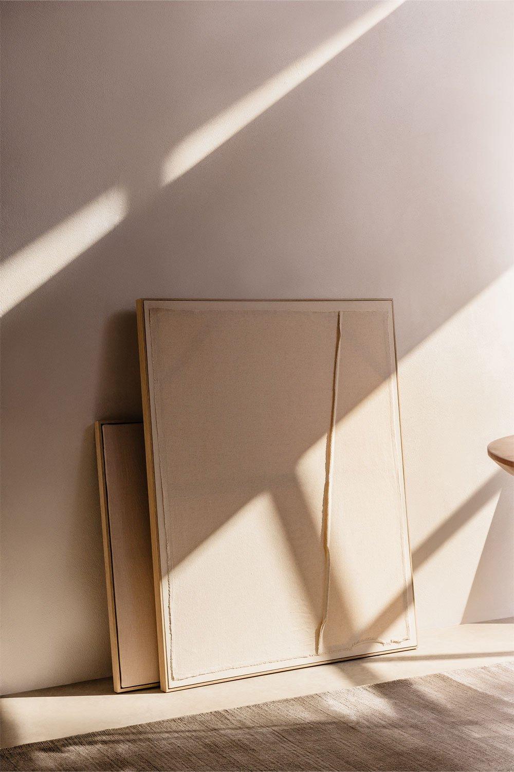 sklum Decorative Painting with Texture in Ovilea Linen