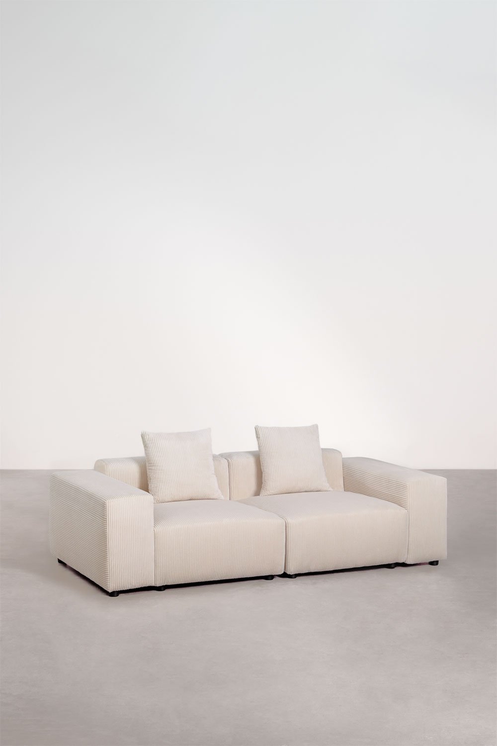 sklum Divano componibile in 2 pezzi (↔︎230 cm) con braccioli bassi Bruna