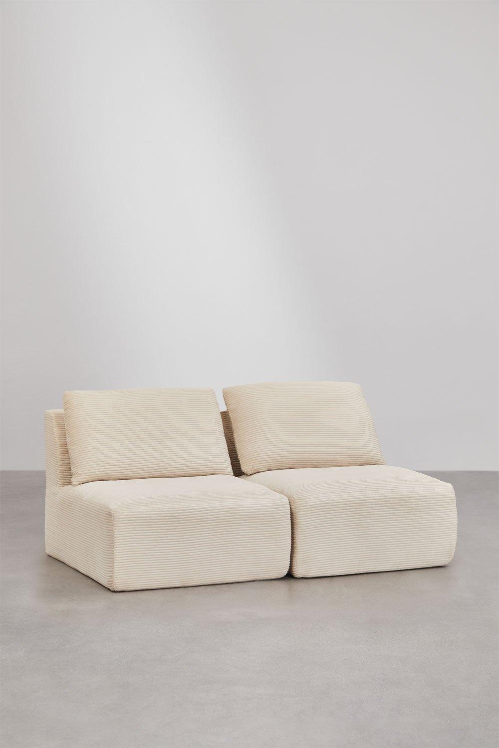 Sklum Dwuczęściowa Modułowa Sofa W Pakowanej Próżniowo Sztruksowej Konstrukcji Temple