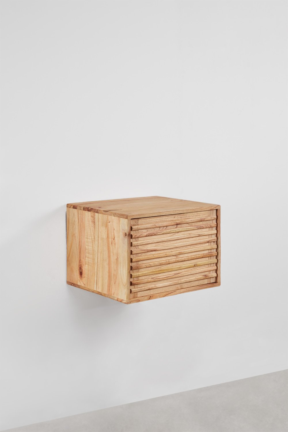 Sklum Ensemble De Meuble De Salle De Bain Suspendu En Bois Deleyna